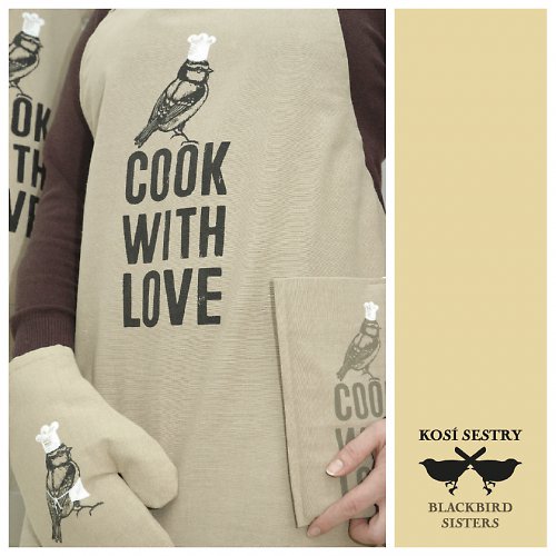 Cook with Love... chňapka oboustranně potištěna — foto 6