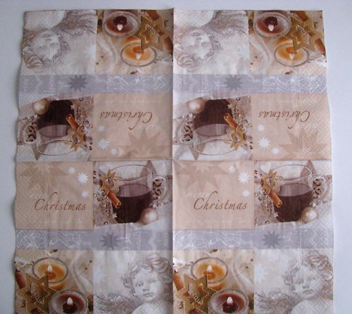 Ubrousek na decoupage 33 x 33cm 1ks — foto 2