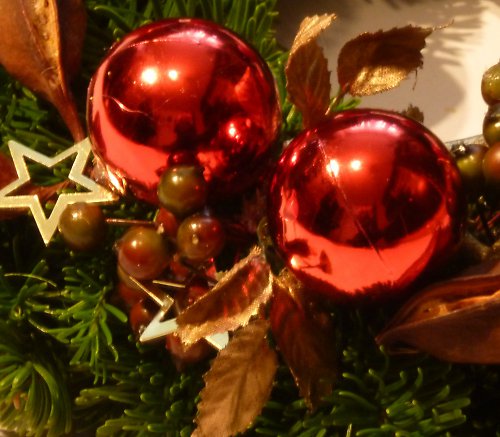 Adventní věnec se zlatem — foto 3