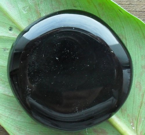 Obsidián stříbrný 43x42mm — foto 2