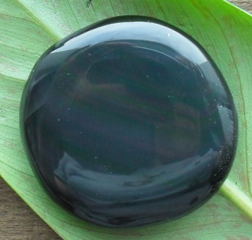 Obsidián stříbrný 43x42mm — foto 2