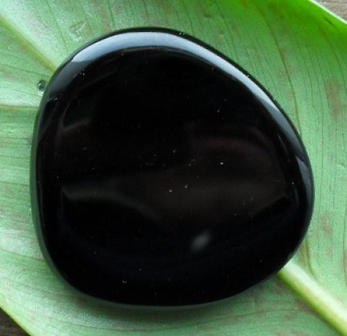 Obsidián stříbrný 38x37mm — foto 2