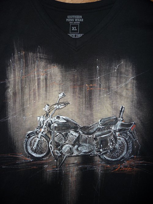 Triko s motivem motorky — foto 2