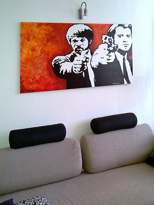 Rezervovano !!! PULP FICTION, obraz 130x70cm — foto 3