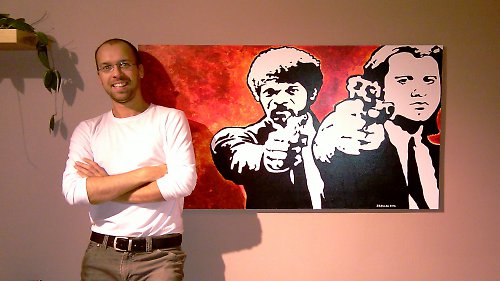 Rezervovano !!! PULP FICTION, obraz 130x70cm — foto 5