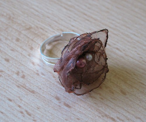 Tmavěhnědý prstýnek — foto 2