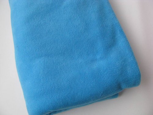 Fleece tyrkysový š. 150cm / 20 cm — foto 2