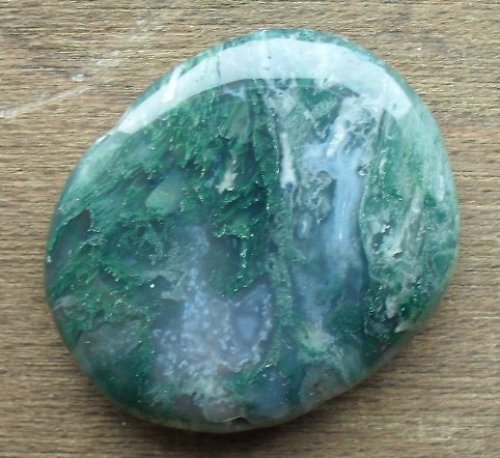 Mechový achát 40x33x7mm — foto 2
