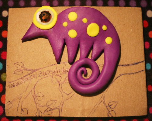 Chameleon Emil červený — foto 3