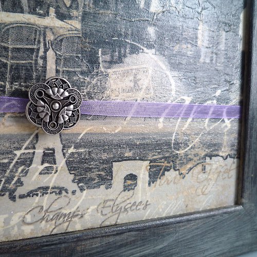 Fleur de Paris Violette - Tableau — foto 4
