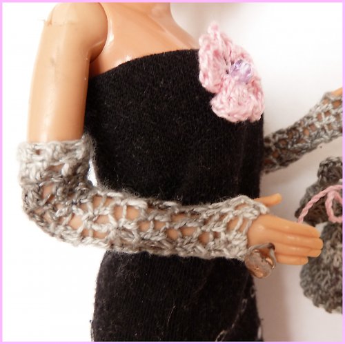 Elegantní rukavičky pro Barbie — foto 2