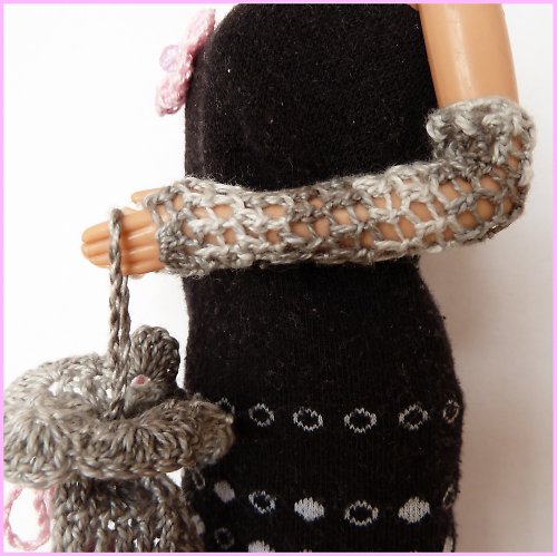 Elegantní rukavičky pro Barbie — foto 3