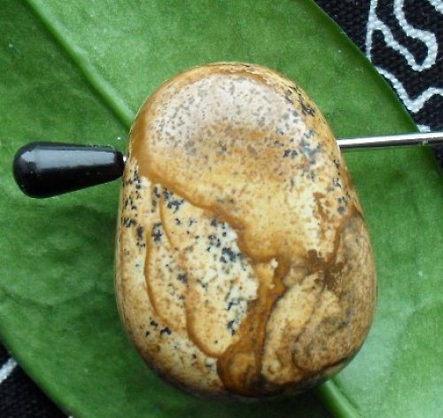 Obrázkový jaspis 31 x 24mm — foto 2