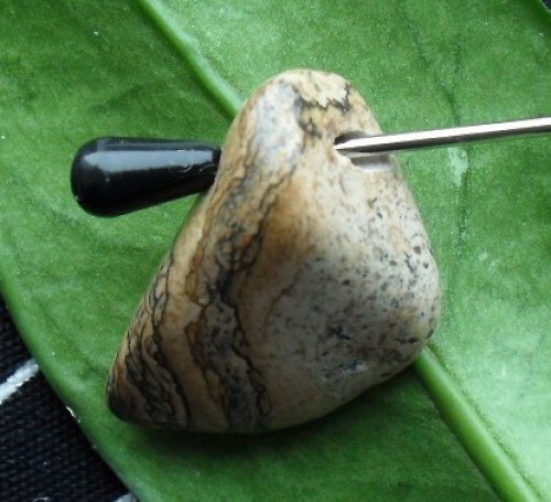 Obrázkový jaspis 30 x 19 x 13mm — foto 2
