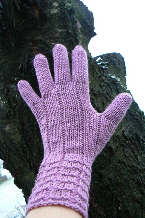 Fialkové prstové rukavičky — foto 2