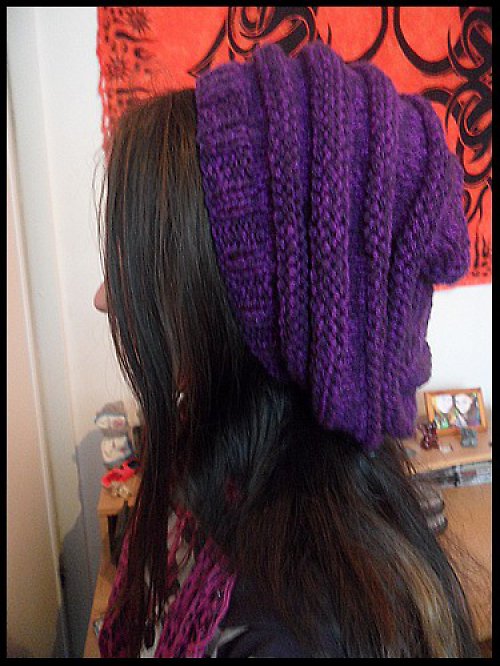 Fialková čepka na přání — foto 3