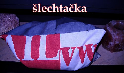 Pohankový polštářek-červený mail — foto 2
