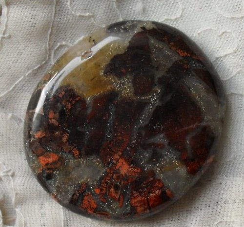 Jaspis brekcie 43x38mm — foto 2