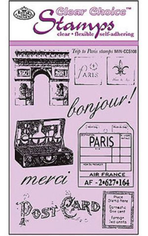 Transparentní razítka - Trip to Paris — foto 2