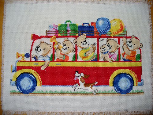 Medvídci v autobusu — foto 2