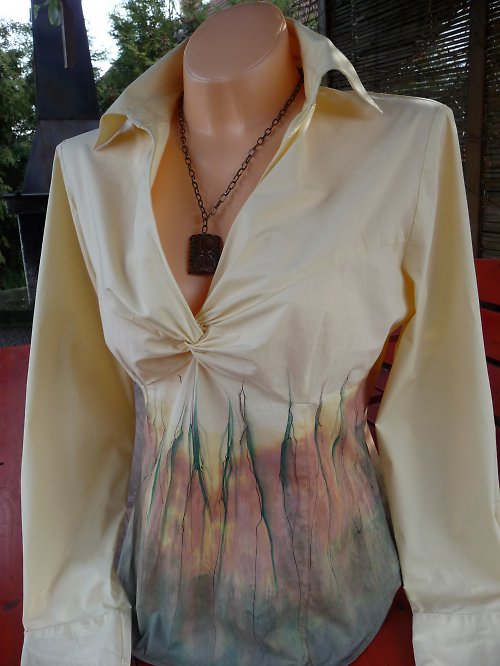 Dámská košilová halenka — foto 3