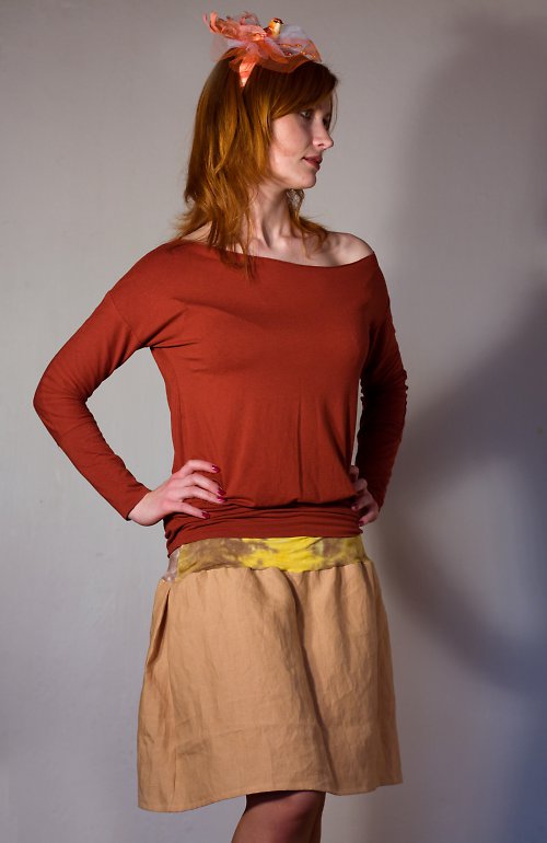Lněná sukně — foto 2