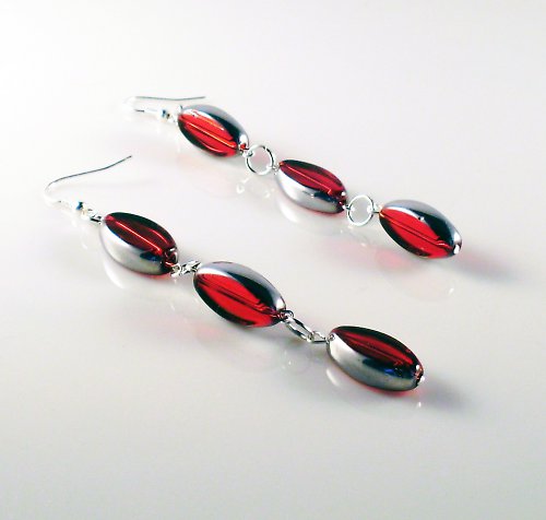 Moon glass - red - doprodej — foto 2