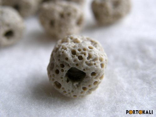 Lávové korálky - 5 kusů — foto 3