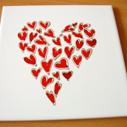 Čajová dlaždička valentýnská — foto 2