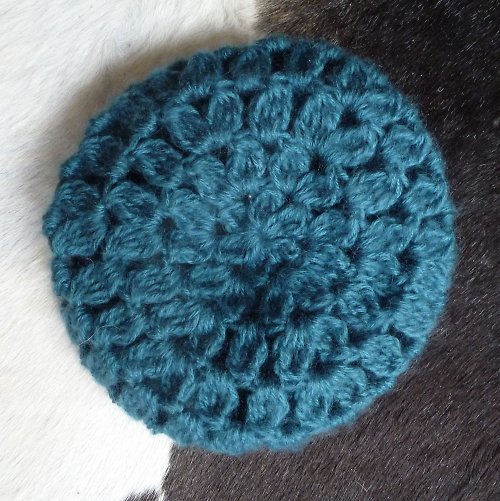 Modro-zelený baret — foto 3
