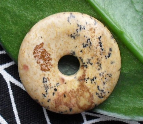 Jaspis obrázkový donut 30mm — foto 2
