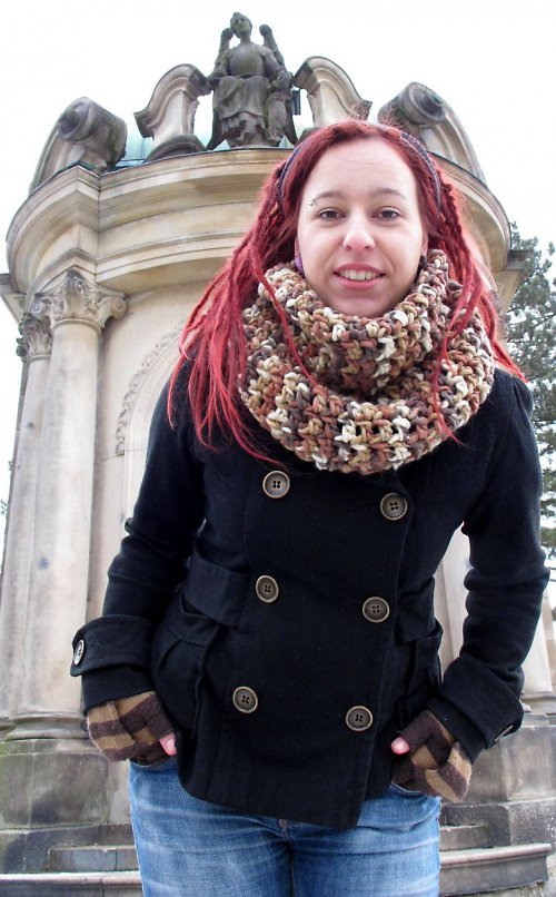 Melírovaný nákrčník — foto 3