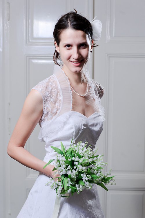 Krátké svatební šaty — foto 2