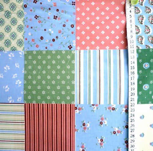 FLANEL-posledních 170 cm-bavlněná látka patchwork — foto 2