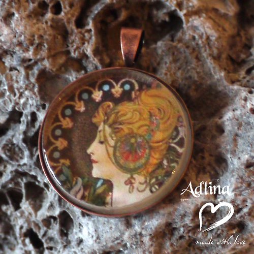 Alfons Mucha...secesní dáma II — foto 2
