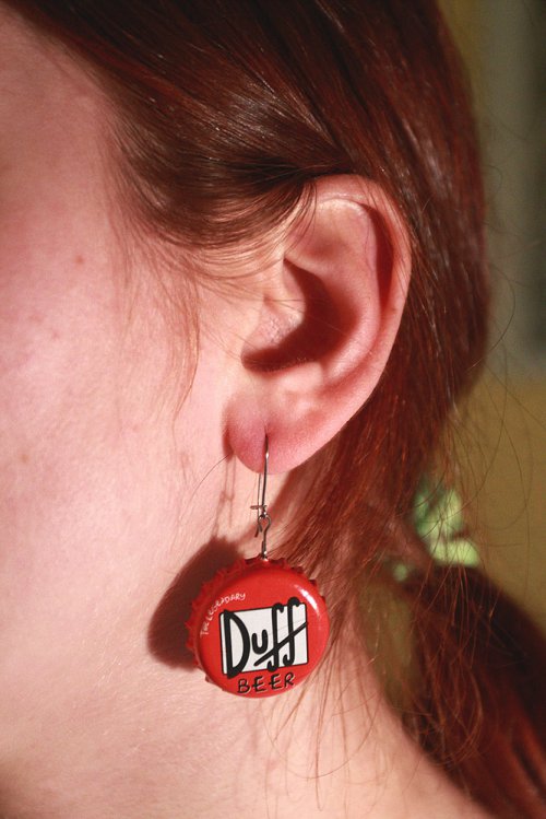 Duff Beer naušnice — foto 2
