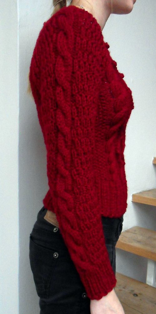 Malinový svetr — foto 2