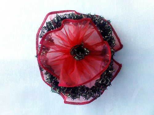 Červená organza — foto 2