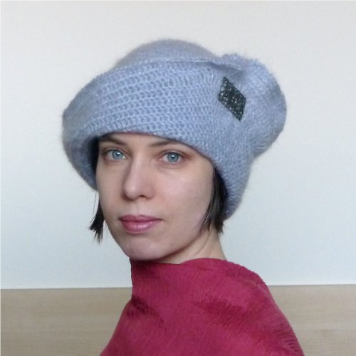 Madam Curie věří šeříkům - háčkovaný klobouk — foto 2