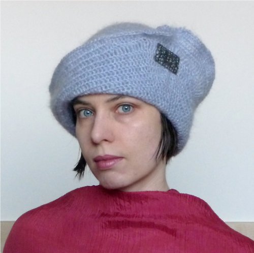 Madam Curie věří šeříkům - háčkovaný klobouk — foto 4