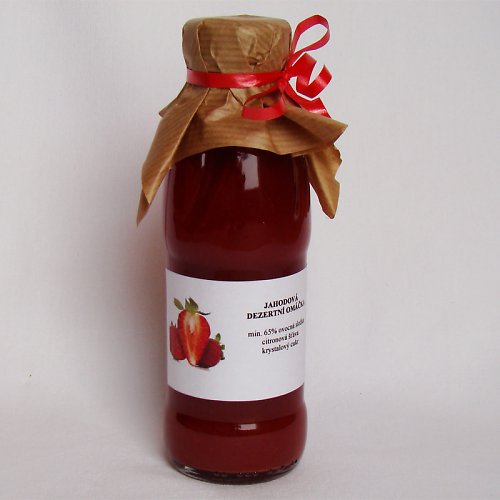 Jahodová dezertní omáčka 200 ml — foto 4