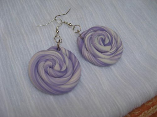 Fimo placičky - naušnice — foto 2