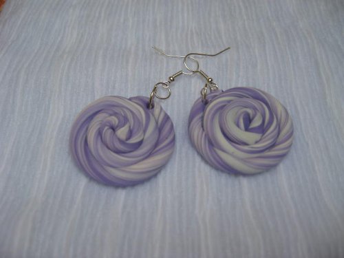 Fimo placičky - naušnice — foto 3