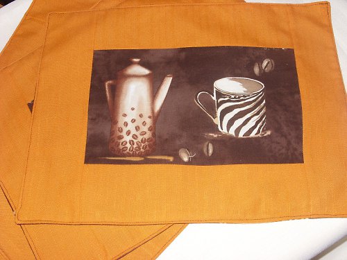Oranžovohnědé prostírky — foto 4