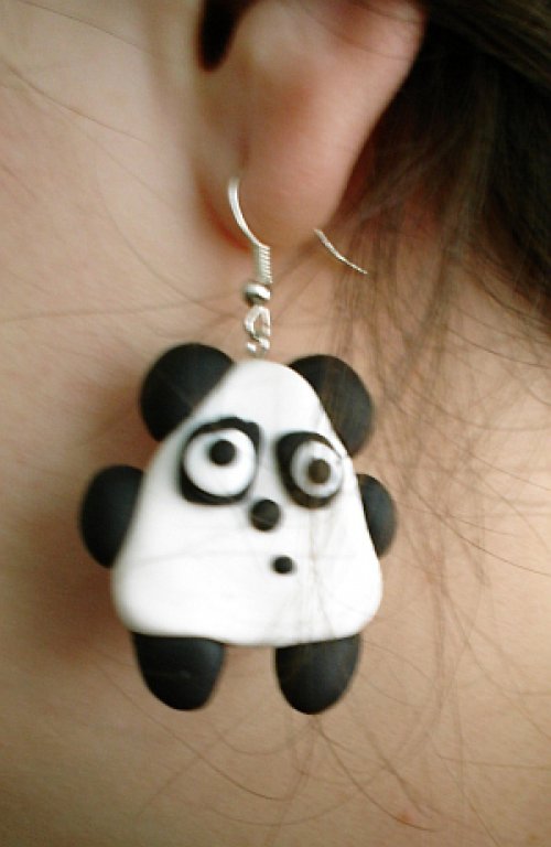 Pandy parádnice! / visací náušničky. — foto 3