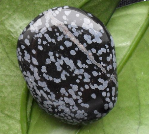Obsidián vločkový 38x32x10mm — foto 2