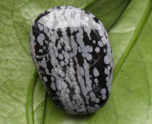 Obsidián vločkový 37x21x11mm — foto 2