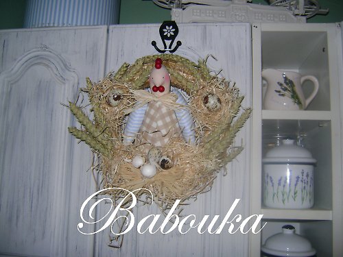 Jarní věnec se slepičkou — foto 2