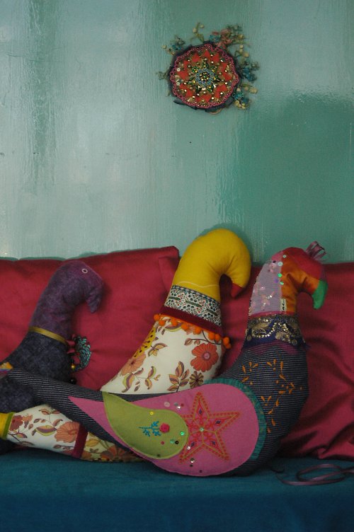 Textilní Objekt, Polštář The Bombay Bird — foto 2