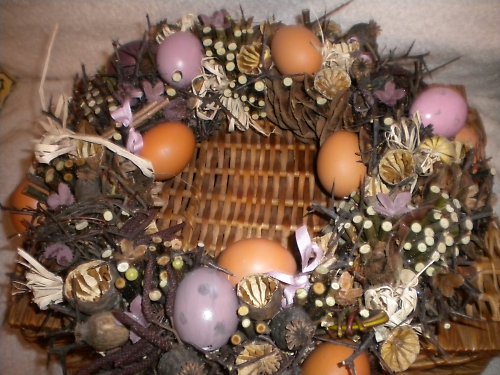 VELIKONOČNÍ VĚNEC - přírodní — foto 2